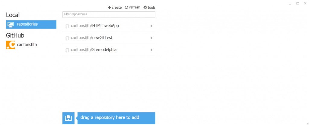 GitHub for Windows screenshot